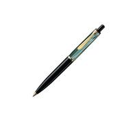 Pelikan K200 Penna a sfera Classic 200, Verde Marmorizzato, Dettagli Dorati, in confezione regalo