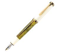 Pelikan M 400 Penna Stilografica Souveraen 400 Pennino Ef In Oro Bicolore