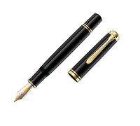 Pelikan M 800 Penna stilografica Souveraen 800 pennino F in oro bicolore, in confezione regalo