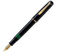 PELIKAN - M200 penna stilografica Sistema di riempimento della cartuccia Nero, Oro 1 pz
