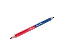 Pelikan Matita Bicolore Rossa Blu, 4 mm, Impugnatura Ergonomica Triangolare, Matite Colorate Ideali per Scuola, Maestri, Insegnanti e Professori, 1 Pezzo