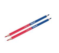 Pelikan Pastelli colorati (sottili, triangolari) bicolore rosso e blu (2 pezzi)