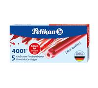 Pelikan - Pelikan Cartouches d'encre grand reservoir 4001/5, rouge, 5 Pezzi