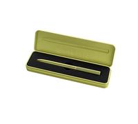 Pelikan, Penna A Sfera Ineo, Colore Verde, Inchiostro Blu Ricaricabile, Finitura Metallica Satinata, Confezione con Astuccio Incluso, Made in Germany