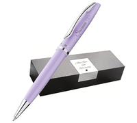 Pelikan Penna a sfera jazz con incisione regalo - penne uniche con nome - regali personalizzati per Natale - penna a sfera personalizzata (incisione, lavanda pastella)