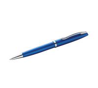 Pelikan Penna a sfera Jazz Noble, zaffiri (blu), per destrimani e mancini, elegante penna a sfera in metallo, in scatola pieghevole, 821667