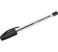 Penna a sfera Pelikan Stick super morbida, tratto 1 mm - Inchiostro super fluido - Impugnatura triangolare - Colore nero