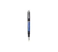 PELIKAN Penna stilografica M200 blu marmorizzato fine con astuccio blu