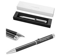 Pelikan Pura K40 - Penna a sfera con incisione regalo, penne uniche con nome, penna a sfera personalizzata (antracite)