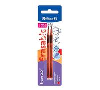Pelikan Refill per penna a sfera cancellabile Erase 2.0 – Inchiostro rosso, Punta M 0,7 mm, 2 pezzi