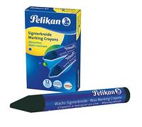 PELIKAN - SCATOLA 12 PASTELLI INDUSTRIALI 762 NERO PELIKAN