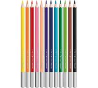 Pelikan Scatola da 12 Matite Esagonali con Pennello - Mina Antirottura - Acquerello - Include Pennello - FSC NEW