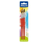 Pelikan 700399 - Pennello per capelli, varietà 23, dimensioni: 8, 10 e 12, 3 pezzi