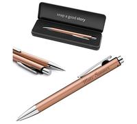 Pelikan Snap Penna a sfera con incisione - Penna a sfera personalizzata - Regalo per scuola, ufficio e studio (rame)