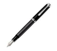 Pelikan Souverän M405 Stresemann 803816 - Penna stilografica a punta fine, colore: Nero