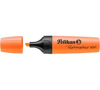Pelikan Subrayador Textmarker 490 - Base de Agua - 3 Anchos de Trazo - Color Naranja Fluorescente