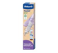 Pelikan Twist® eco Rollerball Pen for Right and Left Handed Users, Lavender, Fol