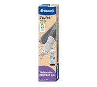 Pelikan Twist® eco Rollerball Pen for Right and Left-Handed Users, Grey, Folding