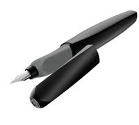 Pelikan Twist Nera, Penna Stilografica Ergonomica, per Destrimani e Mancini, per