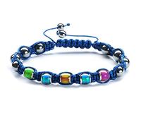 Pelinuar Braccialetto dimagrante per il corpo, braccialetto termocromico, regolabile, cambia colore dell'umore, braccialetto dimagrante in ematite, braccialetto colorato da uomo e donna, regolabile, 8
