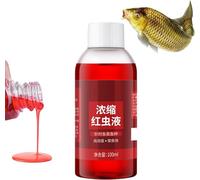 Pelinuar Esche a forma di verme rosso per esche, ad alta concentrazione, esca per esche, esca per pesci ad alta concentrazione, esca per esche, per esche, esca liquida (1 pezzo)