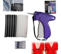 Pelinuar Macchina da Cucire Portatile, Pistola per Punteggiare Trapunte, Mini Macchina da Cucire Rapida per Indumenti, Fissaggio Rapido per Indumenti, Viola, Piccolo