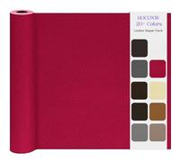 Pelle Adesiva per Riparazioni 300x40cm, Patch di Riparazione in Pelle, Ecopelle Adesiva per Divani, Patch PU Pelle Adesiva per Divano, Sedile Auto, Mobili, Borsa in Pelle, Tappezzeria(Rosso Vino)