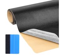 Pelle Adesiva per Riparazioni Autoadesivo, 30x137cm Patch di Riparazione in Pelle, Toppe Autoadesive, Toppa Adesiva per Tessuti, per Divano, Sedile Auto, Mobili, Tappezzeria