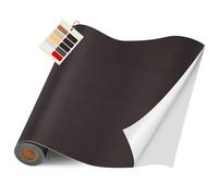 Pelle Adesiva per Riparazioni Autoadesivo, 40 x 400 cm Patch di Riparazione in Pelle,Ecopelle Adesiva per Divani, Sedili Auto, Mobili, Borse, Giacche （Caffè）