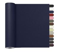 Pelle Adesiva per Riparazioni Autoadesivo, 60 x 120 cm Patch di Riparazione in Pelle, Toppe per Riparazione Autoadesive in PU Pelle per Divani, Sedili Auto, Mobili, Borse, Giacche.(Blu Navy)