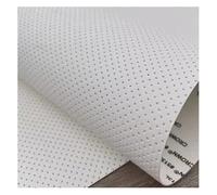 Pelle Adesiva Toppa Di Riparazione In Pelle Autoadesiva, Tessuto In Pelle Traforata Per La Riparazione E Il Rivestimento Dei Sedili Dei Divani In Pelle, Kit Di Riparazione In Ecopelle PU(White,39.37x5