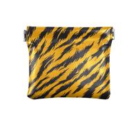 Pelle animale leopardo giallo nero moda donna in pelle portamonete portatile trucco periodo borsa per le donne monederos pequenos de Mujer