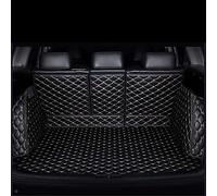 Pelle Bagagliaio Tappetino per BMW X1 F48 2015-2023, Copertura Totale Copri Baule Tappetino Impermeabile AntiGraffio Vasca Baule Tappeto, Auto Accessori,B/Black Rice