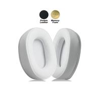 (Pelle bianca) Cuscinetti auricolari di ricambio per BASEUS Bowie H1S/H1i/H1 PRO D05 in tessuto a rete