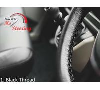 PELLE COPRI VOLANTE PER PONTIAC GRAND PRIX NERO SEAM