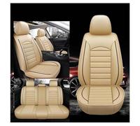 Pelle Coprisedili Autoveicoli per VW New Beetle Cabrio (1Y7) 2002-2010, Set Completo di Coprisedili per Auto Impermeabili Copri Sedile Auto 5 Posti Anteriore e Posteriore,A/Beige