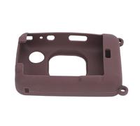 Pelle del Corpo della Fotocamera Istantanea, Custodia per la Fotocamera Istantanea Antiposta per le Impronte Digitali in Silicone per Sparare (Marrone scuro)