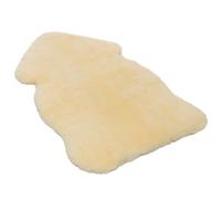 Pelle di agnello per neonati BABY WERNER CHRIST - morbida pelliccia medicale (qualità tedesca) - ideale per passeggini o come tappetino. Lunghezze +/- 75 cm - colore giallo-oro naturale