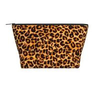 Pelle di animale con stampa leopardata, Borsa da toilette Borsa per trucco Borsa per cosmetici Borsa da toilette da viaggio portatile