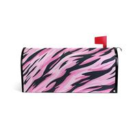 Pelle di animale leopardo viola nero decorativo cassetta postale coperture magnetiche per l'estate carino patrick 's day mailbox copre dimensioni standard copertura para buzon