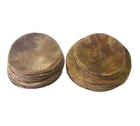 Pelle di capra con macchie scure | Pelle grezza per tamburo | Djembe, Bodhran irlandese, cornice nativa, sciamanico, rullante, djembe, tamburi africani dimensioni da 20,3 cm a 96,5 cm (66 cm)
