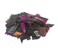 Pelle di coccodrillo scarti di pelle 1 kg Offcuts Craft Pieces Random Colored Deal per qualsiasi lavoro artigianale