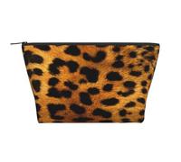 Pelle di leopardo animale, Borsa da toilette Borsa per trucco Borsa per cosmetici Borsa da toilette da viaggio portatile