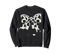 Pelle di Mucca Modello Mucca Contadino Costume Ragazza Coquette Arco Felpa
