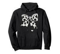 Pelle di Mucca Modello Mucca Contadino Costume Ragazza Coquette Arco Felpa con Cappuccio