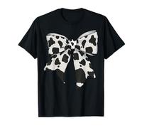 Pelle di Mucca Modello Mucca Contadino Costume Ragazza Coquette Arco Maglietta