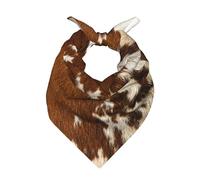 Pelle di mucca rossa e bianca,Sciarpa bandana per uomo e donna - Bandane eleganti e versatili per il collo e la testa
