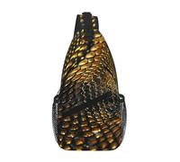 Pelle di serpente Crossbody Sling Bag Crossbody Spalla Borsa Petto Tracolla Tracolla Vita Fanny Pack Uomini Donne