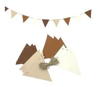 Pelle di stamina multicolore,Bandiere assemblate Decorazioni per feste - Striscioni assemblati in pelle per decorazioni per feste di compleanno per shower per la laurea 'anniversario