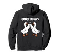 Pelle D'Oca Divertente Animale Gioco di Parole Cartone Animato Umorismo Felpa con Cappuccio